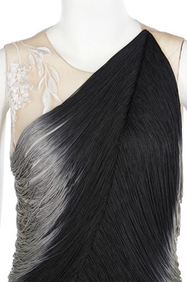 Lot 231 - Alexander McQueen fringed cocktail dress, 'Natural Dis-tinction, Un-natural Selection' collection, Spring-Summer 2009