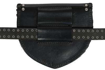 Lot 1 - A Gianni Versace studded leather belt-bag, circa 1992