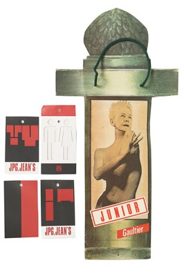 Lot 214 - A Jean Paul Gaultier body print dress, 1995