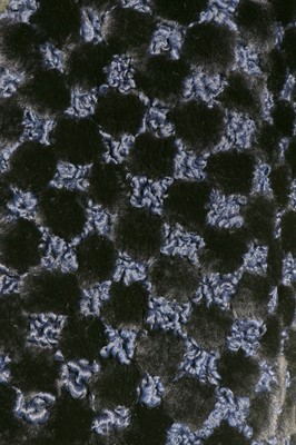 Lot 28 - A Dior ink-blue mouton fur coat, modern