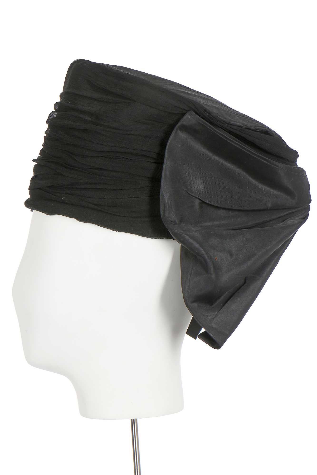 Click for high resolution Lot 155 - The hat worn by Judith Frankland in David Bowie's 'Ashes to Ashes' music video, 1980