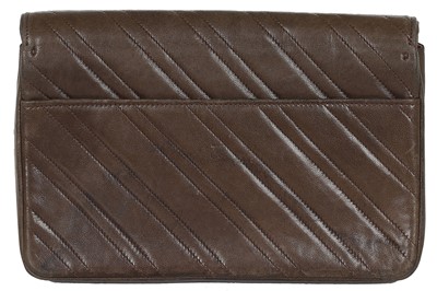 Lot 7 - A Chanel quilted lambskin leather handbag, 1980s