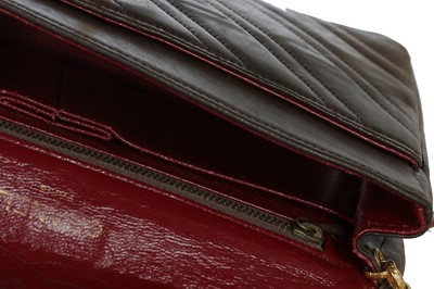 Lot 7 - A Chanel quilted lambskin leather handbag, 1980s