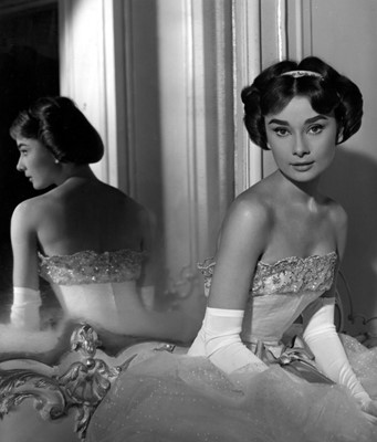Lot 79 - Audrey Hepburn's Givenchy haute couture white point d'esprit ball gown worn in the opera scene of 'Love in the Afternoon', 1956