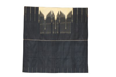 Lot 445 - A black and gold woven Aba robe, Syrian, 1920-30