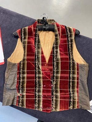 Lot 38 - Two men's waistcoats, circa 1840