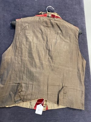 Lot 38 - Two men's waistcoats, circa 1840