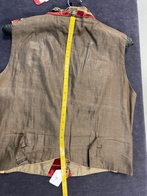 Lot 38 - Two men's waistcoats, circa 1840