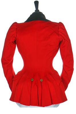 Lot 48 - A rare Redfern lady's hunt coat, 1890s