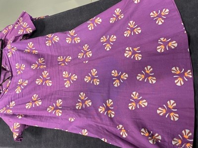 Lot 118 - A group of Biba clothing in shades of purple and brown, 1960s-1970s