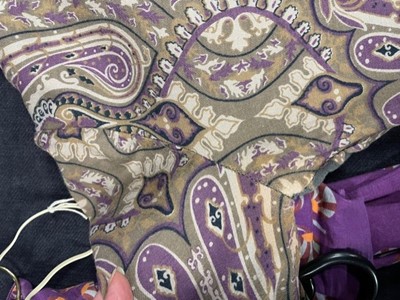 Lot 118 - A group of Biba clothing in shades of purple and brown, 1960s-1970s
