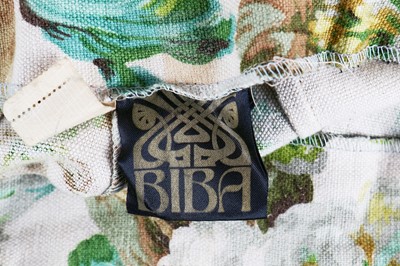Lot 117 - A good group of Biba in shades of apple-green and brown, 1960s-1970s