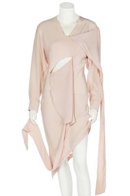 Lot 173 - A John Galliano pale-pink silk dress, late 1980s