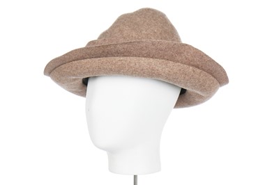 Lot 234 - A World's End Classics brown felted wool 'Punkature' hat, late 1990s