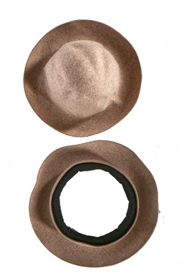 Lot 234 - A World's End Classics brown felted wool 'Punkature' hat, late 1990s