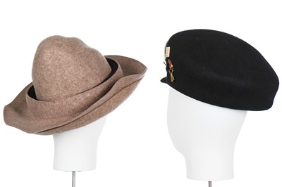 Lot 234 - A World's End Classics brown felted wool 'Punkature' hat, late 1990s