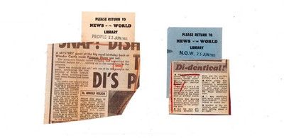 Lot 199 - A Murray Arbeid evening gown, identical to one worn by Princess Diana, 1985