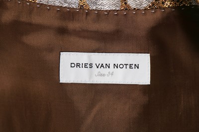 Lot 163 - A Dries Van Noten brocaded coat, 2010s