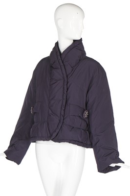 Lot 161 - A Louis Vuitton navy-blue puffer jacket, modern