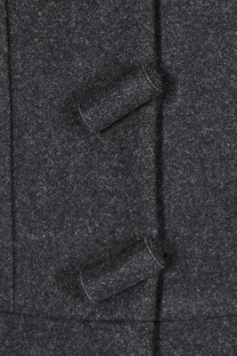 Lot 160 - A Louis Vuitton charcoal-grey wool coat, modern