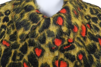 Lot 159 - A Louis Vuitton leopard-spotted coat of knitted wool-mohair, Autumn-Winter 2015