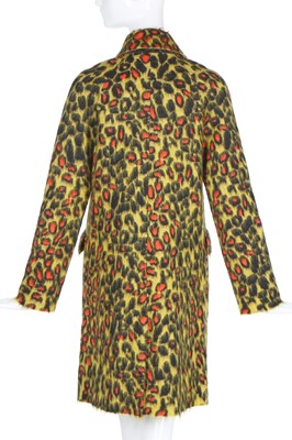 Lot 159 - A Louis Vuitton leopard-spotted coat of knitted wool-mohair, Autumn-Winter 2015