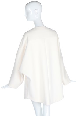 Lot 155 - A Valentino white wool-cashmere coat, probably Resort 2020