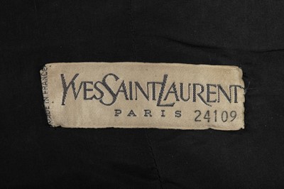 Lot 299 - An Yves Saint Laurent couture metallic brocade evening coat, Spring-Summer 1969