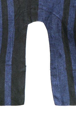 Lot 161 - A John Galliano striped cotton shorts ensemble, Spring-Summer 1990