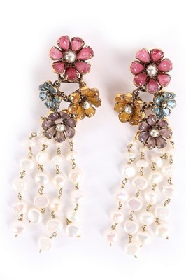 Lot 83 - A pair of Iradj Moini cultured freshwater...