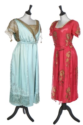 Lot 390 - Two evening dresses, circa 1918-20