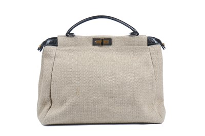 Lot 141 - A Balenciaga woven cotton bag, modern