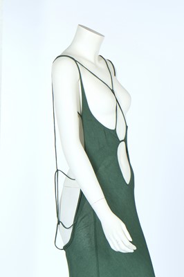 Lot 162 - A John Galliano bias-cut viscose dress, 'Honcho Woman' collection, Spring-Summer 1991