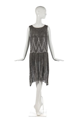 Lot 251 - A good beaded flapper dress, late 1920s