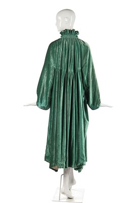 Lot 230 - A jade-green velvet opera coat, 1918-20