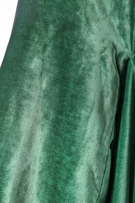 Lot 230 - A jade-green velvet opera coat, 1918-20