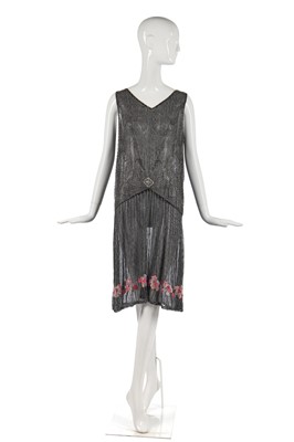 Lot 250 - A good beaded flapper dress, late 1920s