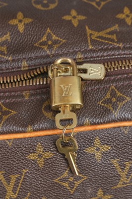 Lot 6 - A Louis Vuitton monogrammed canvas and leather suitcase, medium