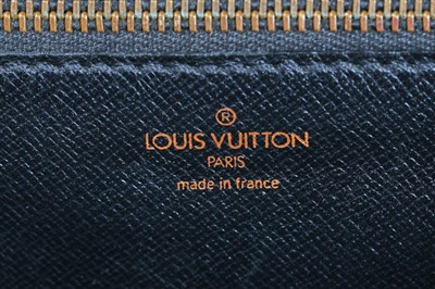 Lot 10 - A Louis Vuitton black Epi leather briefcase