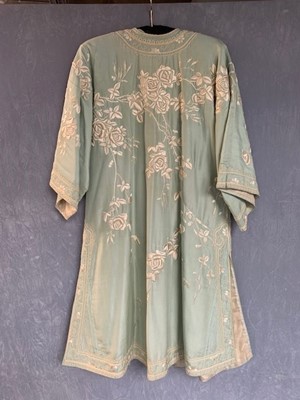 Lot 227 - A Liberty's Japanese embroidered kimono-style robe, circa 1910