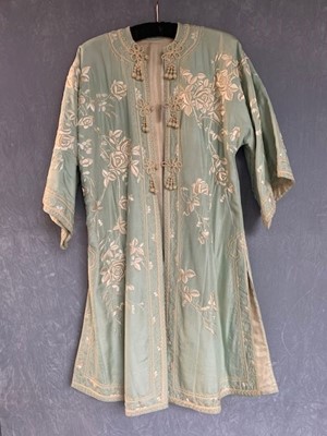 Lot 227 - A Liberty's Japanese embroidered kimono-style robe, circa 1910