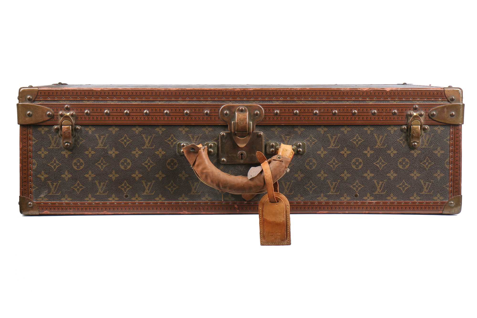 Lot 117 A Louis Vuitton hardsided suitcase,