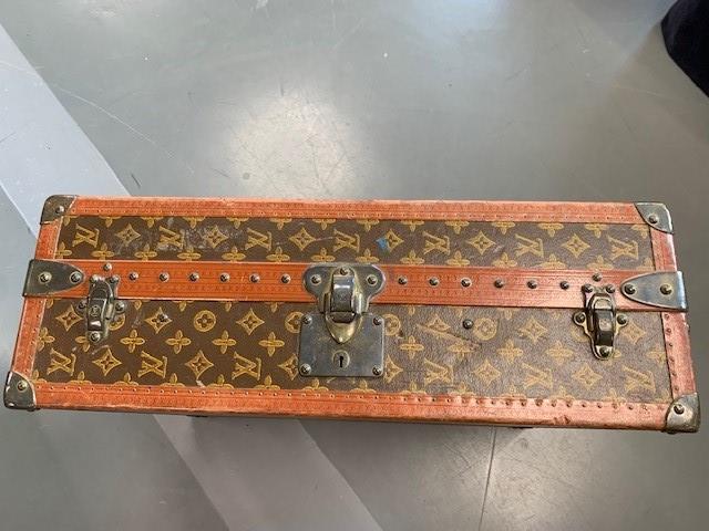 Rare Louis Vuitton Suitcase Alzer Suitcase Shoe Trunk With 8  Compartments-SALE