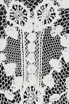Lot 396 - An Irish crochet jacket, 1910-15
