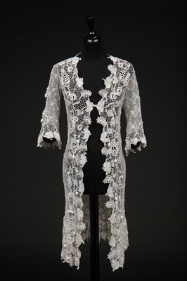 Lot 401 - An Irish crochet jacket, 1910-15