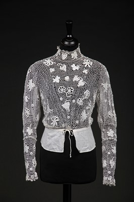 Lot 404 - Three Irish crochet blouses, 1910-15