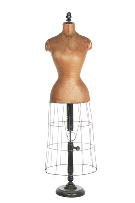 Lot 405 - 'The French Bust Company' mannequin, English, circa 1910