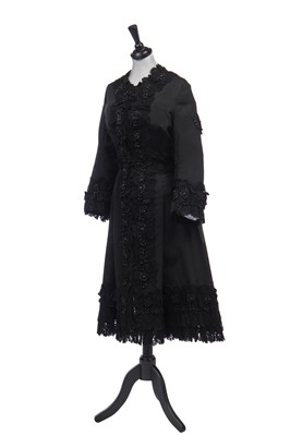 Lot 418 - A group of black garments, late 19th century