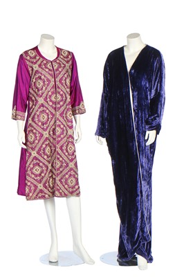 Lot 299 - A group of at-home robes, dressing gowns, kimono, dating from the 1940s