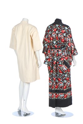 Lot 299 - A group of at-home robes, dressing gowns, kimono, dating from the 1940s